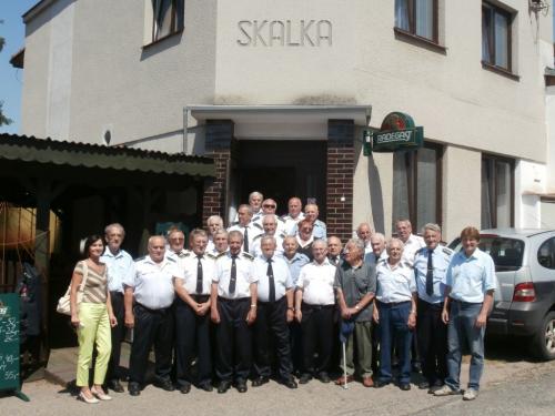 Setkání zasloužilých dobrovolných hasičů ve Skalce